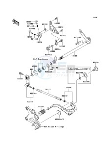 NINJA_ZX-10R ZX1000JDF FR XX (EU ME A(FRICA) drawing Gear Change Mechanism