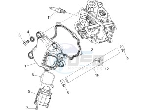 Beverly 250 Cruiser e3 drawing Cylinder head cover