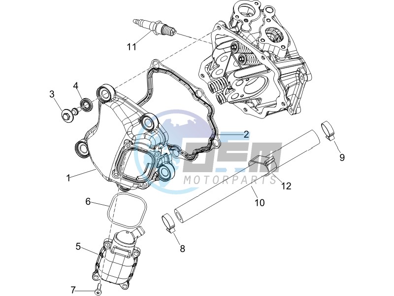 Cylinder head cover