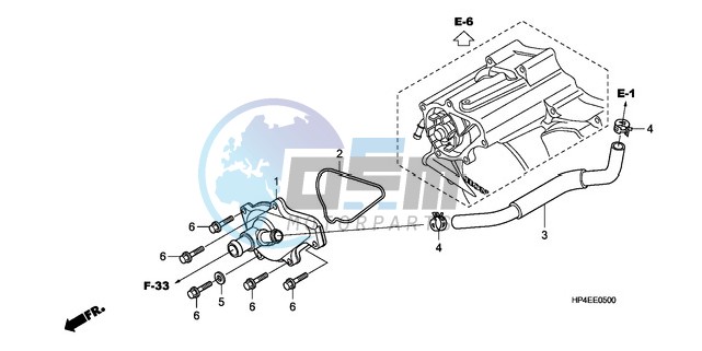 WATER PUMP COVER