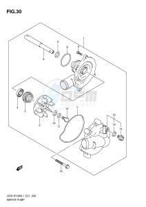 GSX-R1000 (E21) drawing WATER PUMP