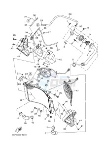 MTN1000 MTN-1000 MT-10 (B67E) drawing RADIATOR & HOSE