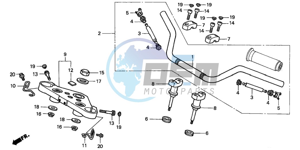 HANDLE PIPE/TOP BRIDGE (2)