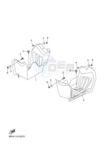 YFZ50 (BW47) drawing STAND & FOOTREST