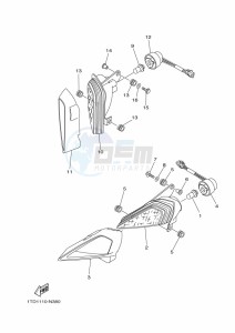 YFZ450R (BKD5) drawing HEADLIGHT