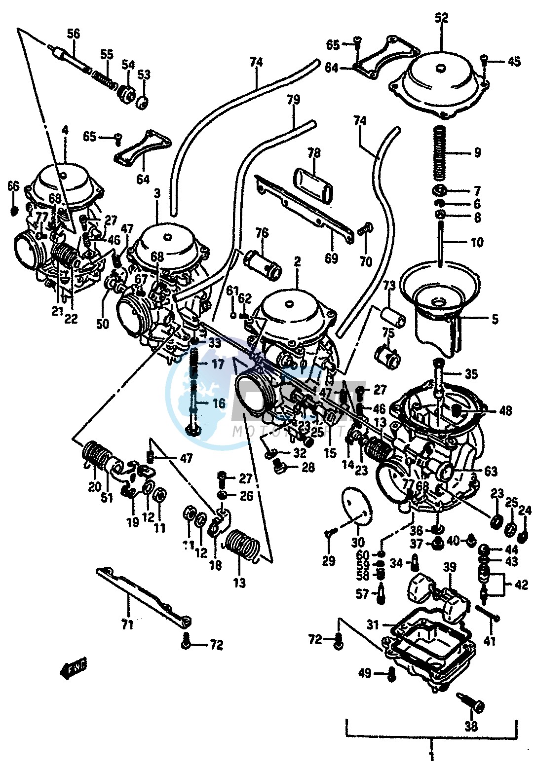 CARBURETOR (MODEL H E18)