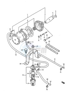 DT 75 drawing Fuel Pump (1988 to 1994)