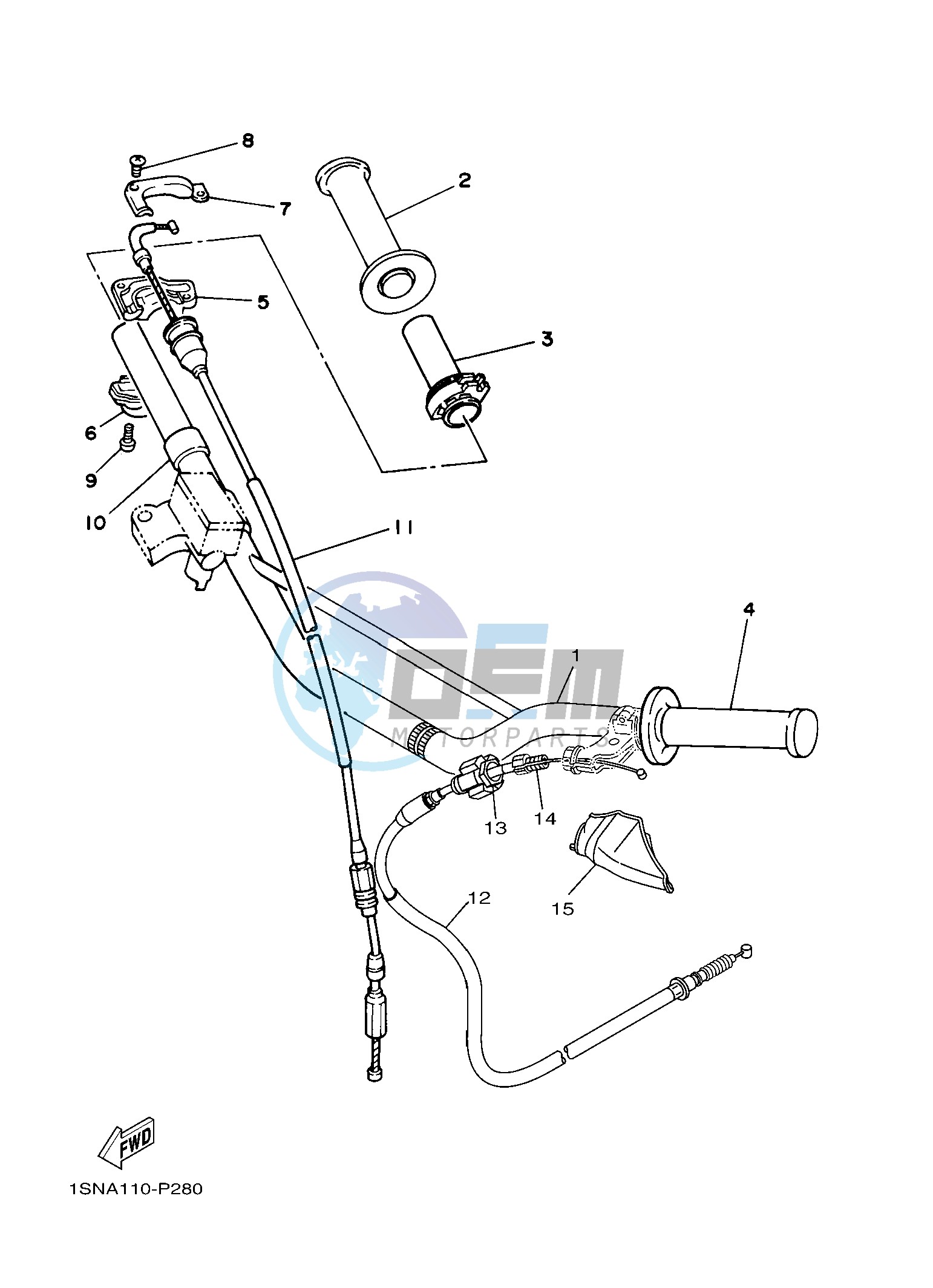 STEERING HANDLE & CABLE