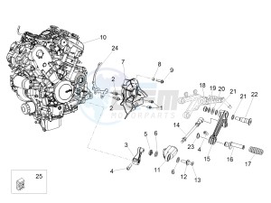 TUONO 1100 V4 FACTORY E4 SUPERPOLE ABS (EMEA-GSO) drawing Engine