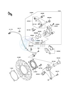 Z1000 ABS ZR1000EDFA FR XX (EU ME A(FRICA) drawing Rear Brake