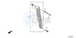 NSC110WHB drawing REAR CUSHION