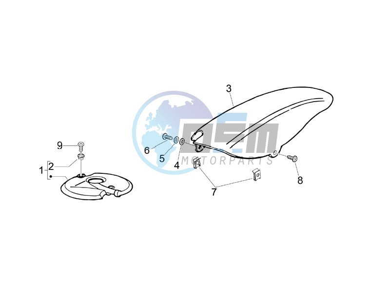 Wheel housing - Mudguard