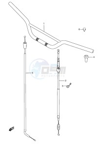 RMX250 (E28) drawing HANDLEBAR