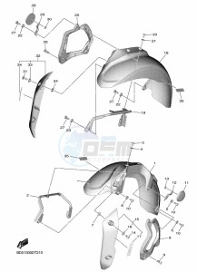 NIKEN GT MXT890D (BFD1) drawing FRONT FENDER