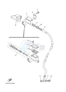 TT-R125 TT-R125LW (2CP6) drawing FRONT MASTER CYLINDER