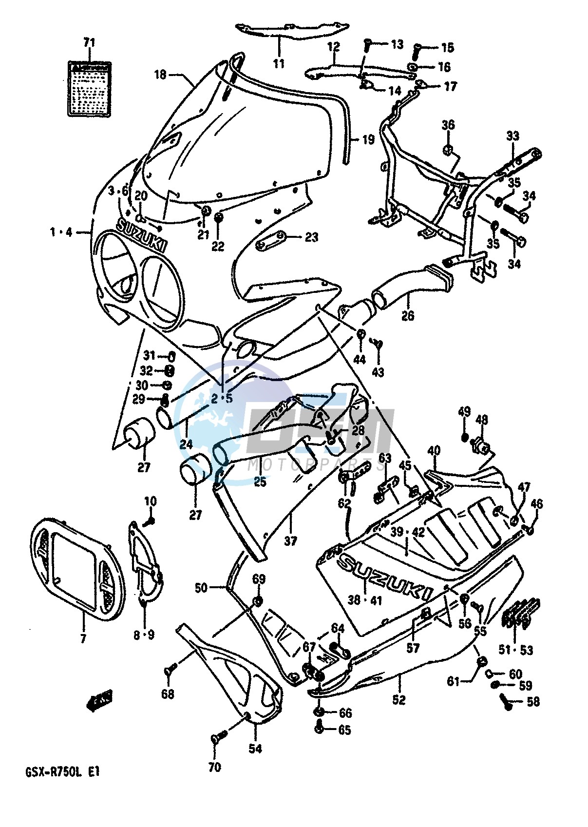 COWLING (MODEL J 7JJ,9HD)