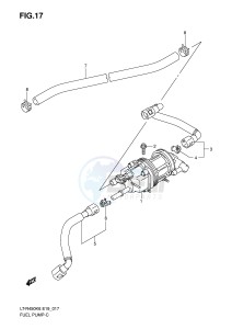 LT-R450 (E19) drawing FUEL PUMP