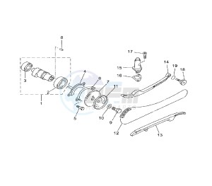 YP R X-MAX 250 drawing CAMSHAFT AND TIMING CHAIN