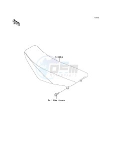 KX 85 A [KX85 MONSTER ENERGY] (A6F - A9FA) A8F drawing SEAT