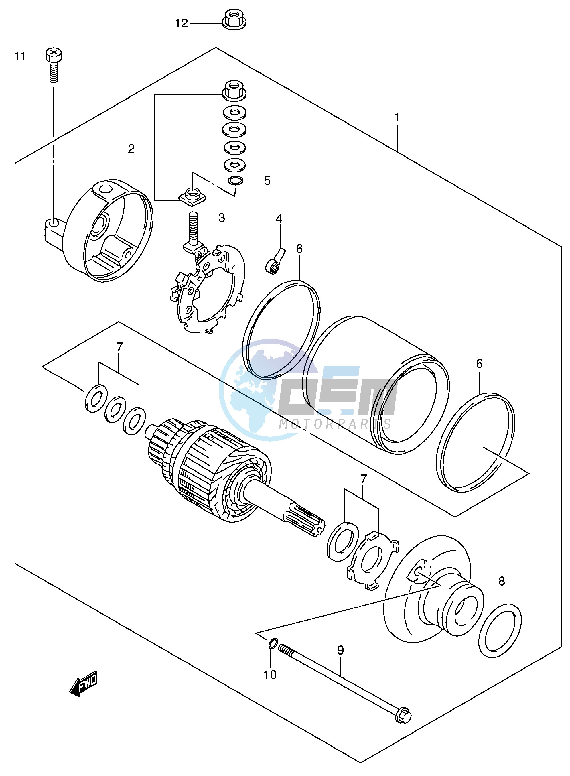 STARTING MOTOR