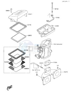 JS 650 A [650 SX] (A3-A4) [650 SX] drawing FLAME ARRESTER