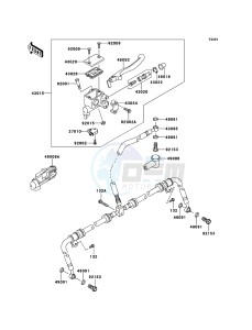 KVF750_4X4_EPS KVF750GCS EU GB drawing Front Master Cylinder