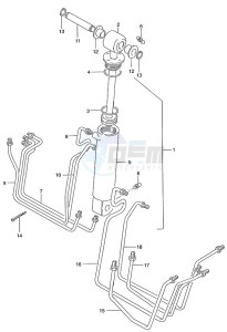 DT 115 drawing Tilt Cylinder (1986 to 1995)