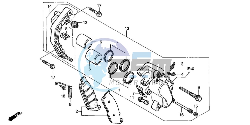 FRONT BRAKE CALIPER