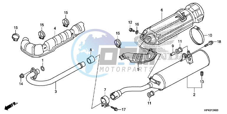 EXHAUST MUFFLER