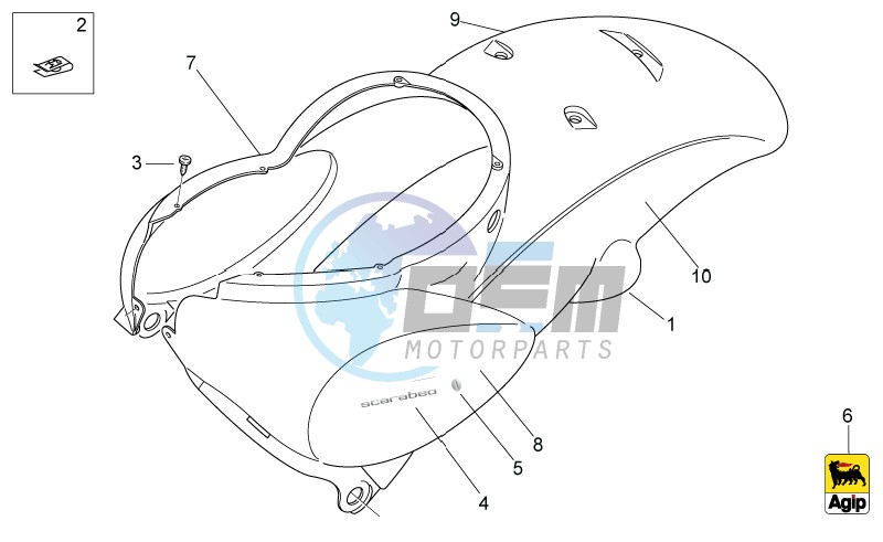 Rear body I - Rear fairing