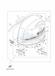 F115BETX drawing FAIRING-UPPER