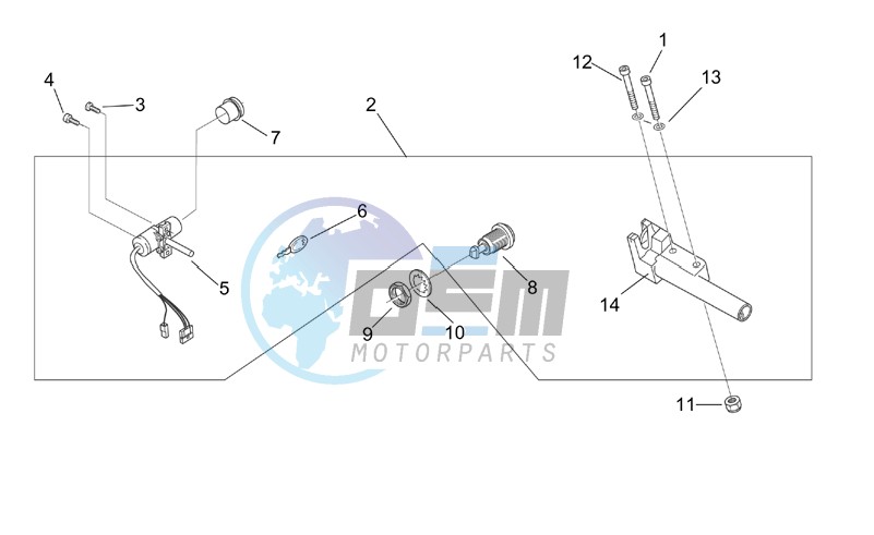 Lock hardware kit