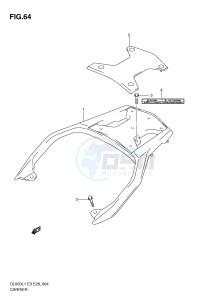 DL650 (E3) V-Strom drawing CARRIER (DL650L1 E28)