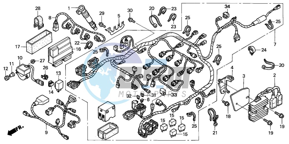 WIRE HARNESS (CBR1000RR4/5)