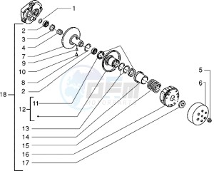 Sfera RST 80 drawing Driven pulley