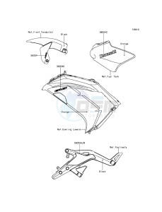 ER-6F_ABS EX650FEF XX (EU ME A(FRICA) drawing Decals(Orange)