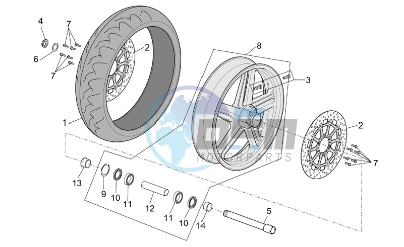 Front wheel