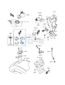 VULCAN 900 CUSTOM VN900CGF GB XX (EU ME A(FRICA) drawing Ignition Switch