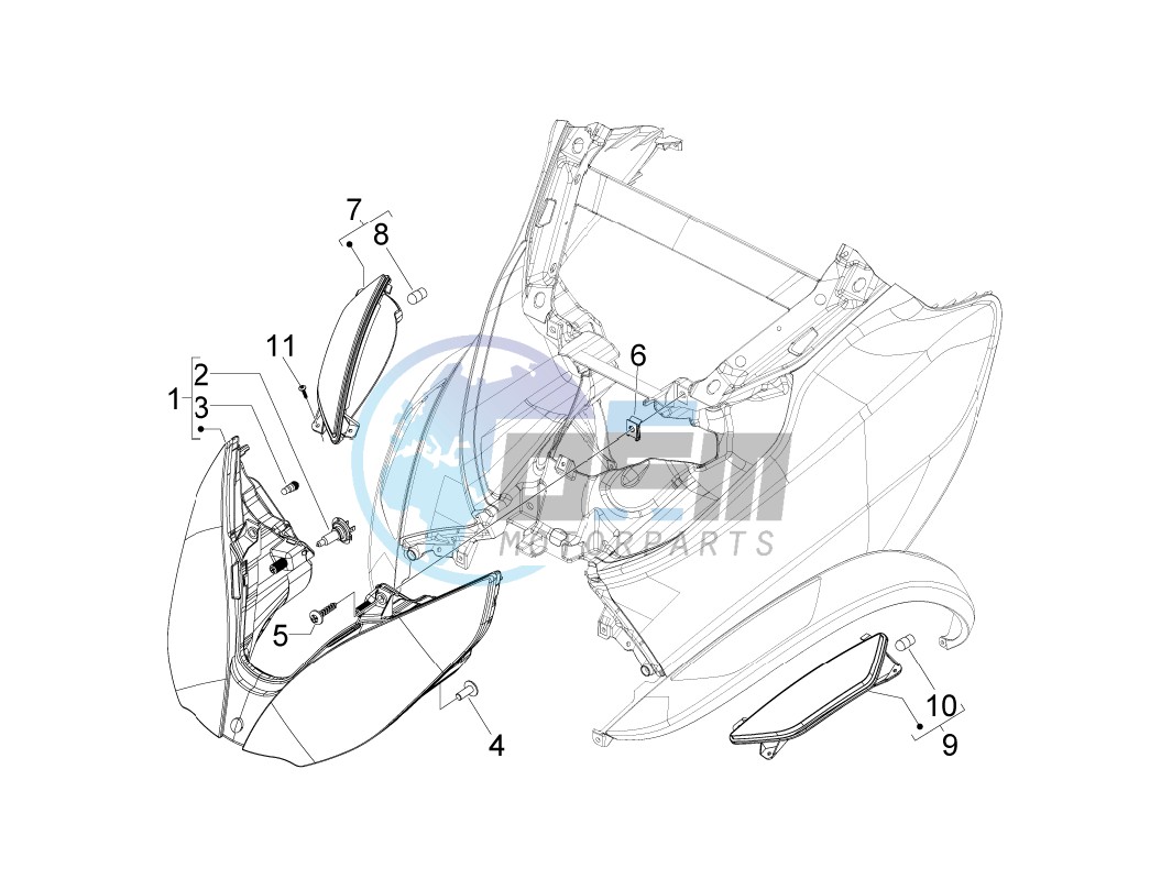 Head lamp - Turn signal lamps