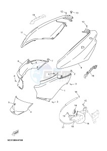 YN50FU NEO'S 4 (2AC9 2AC9 2AC9) drawing SIDE COVER