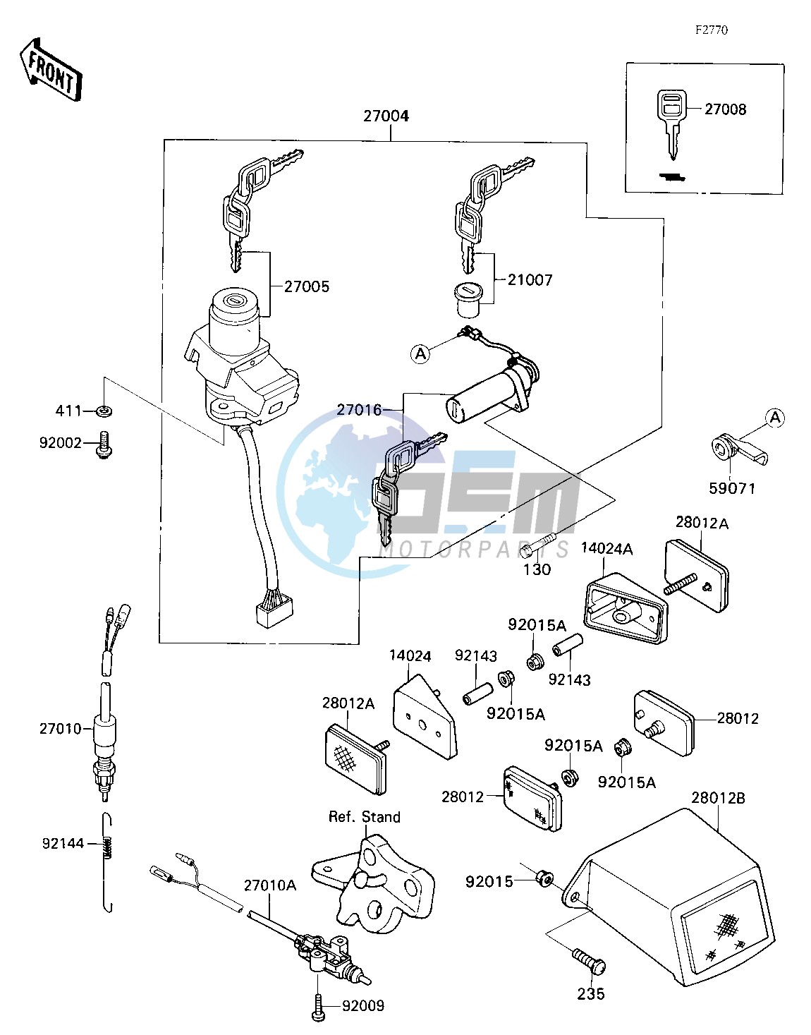 IGNITION SWITCH_LOCKS_REFLECTORS