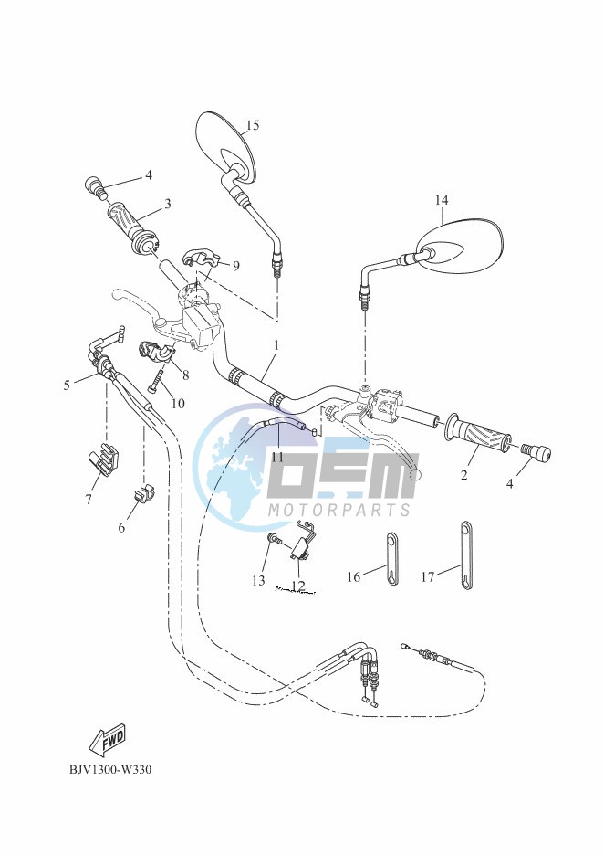 STEERING HANDLE & CABLE