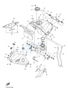 YZF-R1 998 R1 (2CRJ 2CRK) drawing FUEL TANK