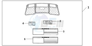 GL1800A NZ - (NZ) drawing INNER TRUNK LID ORG