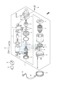 DF 225 drawing Starting Motor