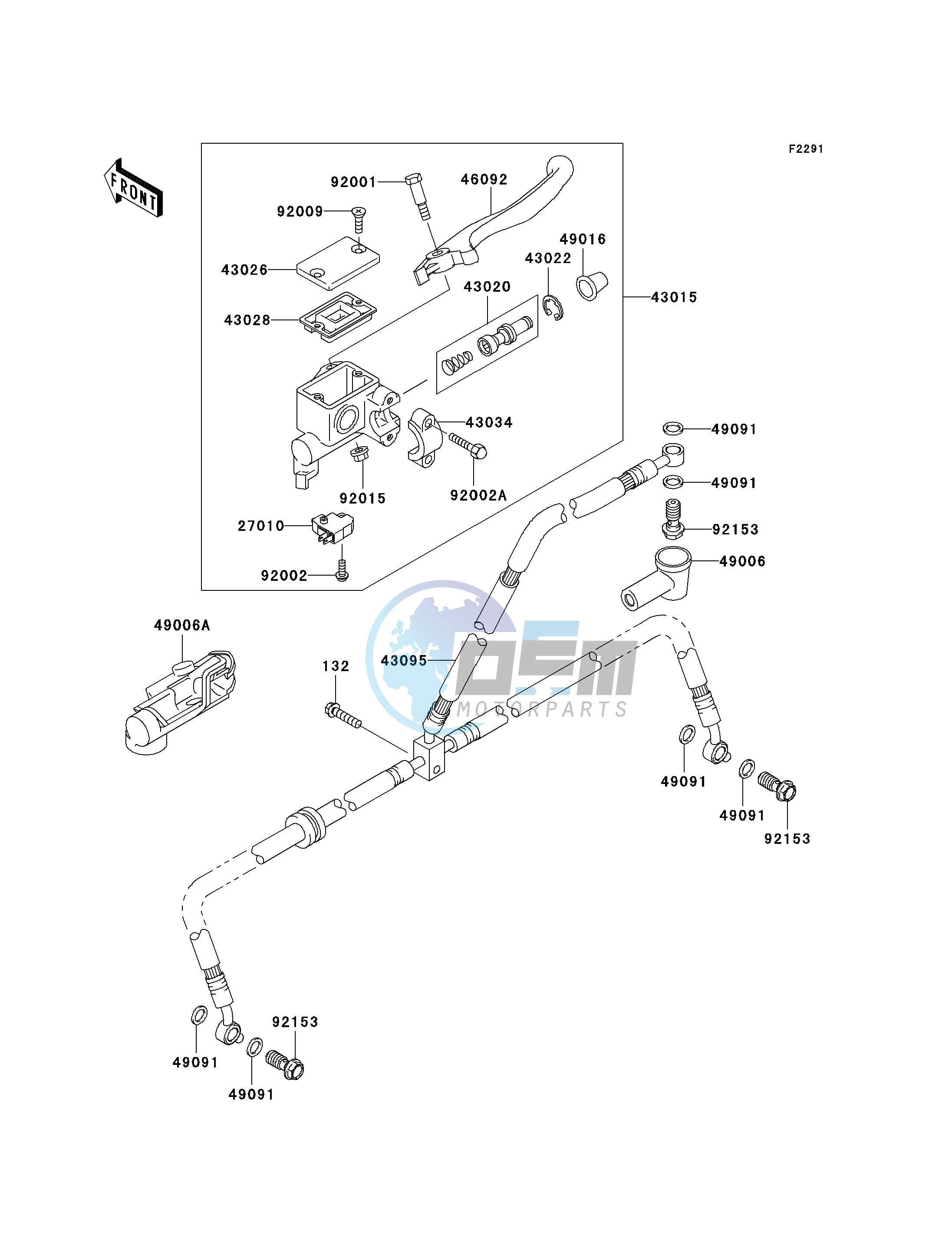 FRONT MASTER CYLINDER