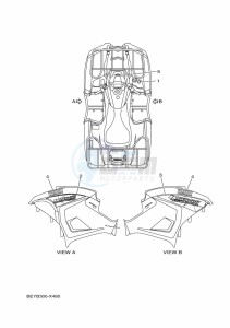 YFM450FWBD KODIAK 450 EPS (BEYB) drawing GRAPHICS