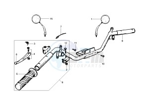 Liberty 50 drawing Rear brake control