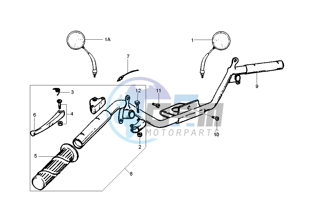 Rear brake control