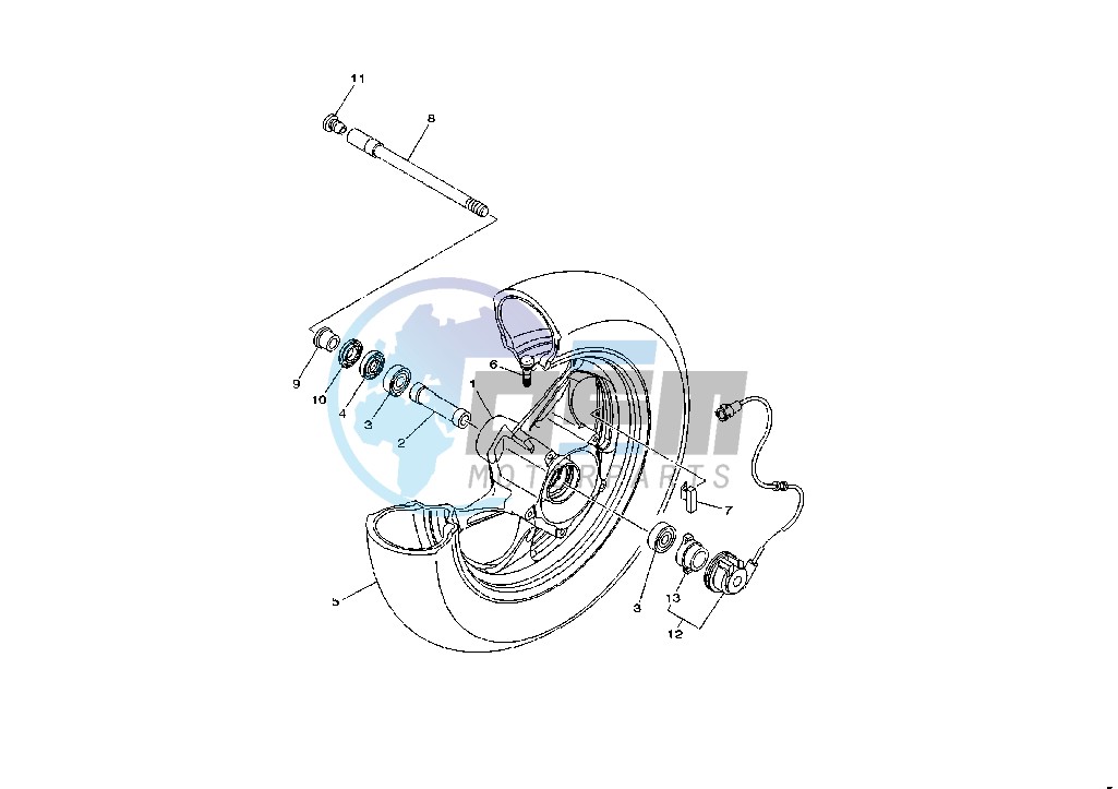 FRONT WHEEL MY04